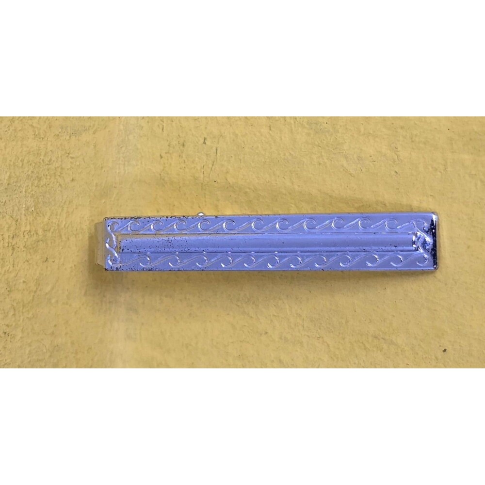 Men's Anson Silver Tone Tie Clip Bar Mid-Century Accessory